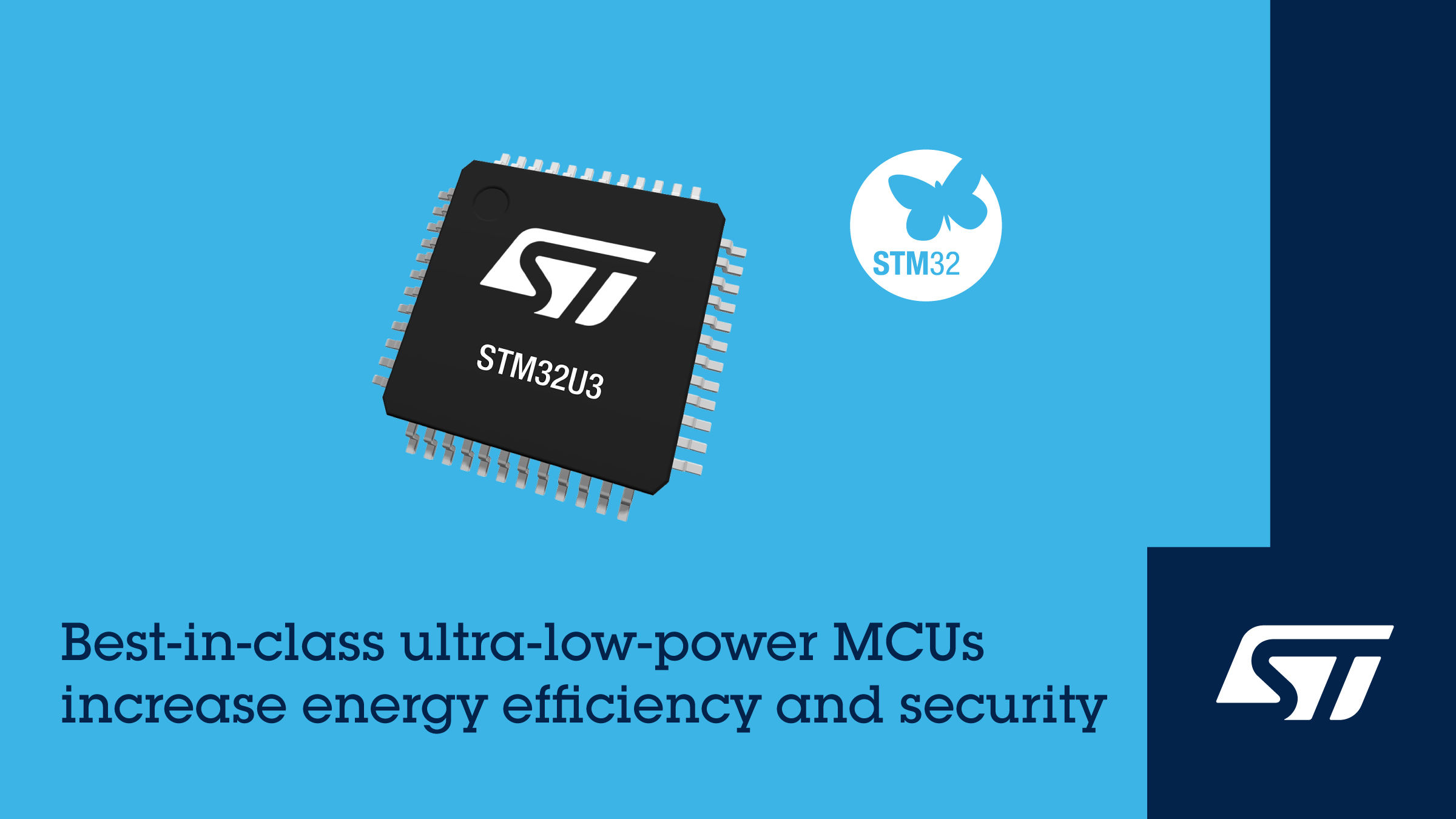 STMicroelectronics Reveals STM32U3 Microcontrollers Extending Ultra-Low Power Innovation for Remote, smart and Sustainable Applications